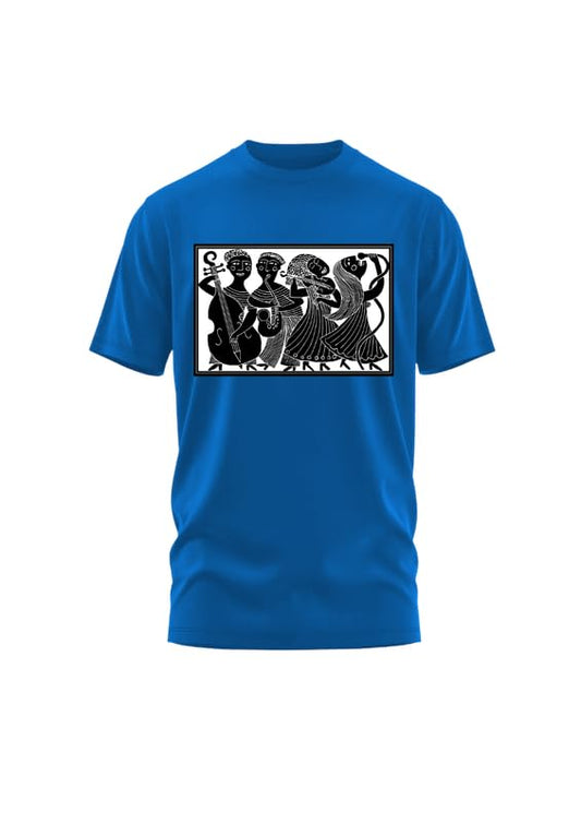 Agdum Bagdum Cotton Comfortable & Breathable Casual T-Shirt for Men (Blue M)